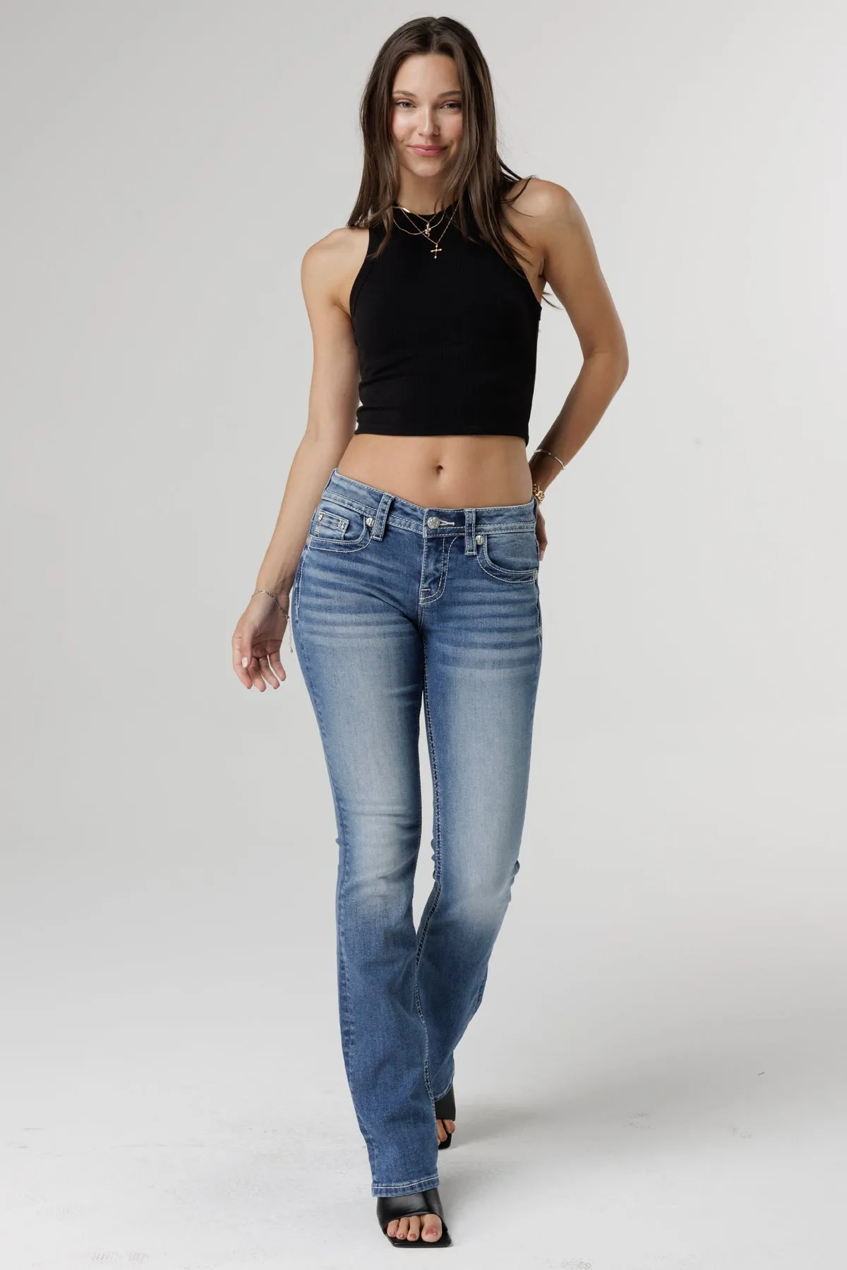 Pendulous Dreamcatcher Bootcut Jeans sold by Miss Me product image thumbnail 5
