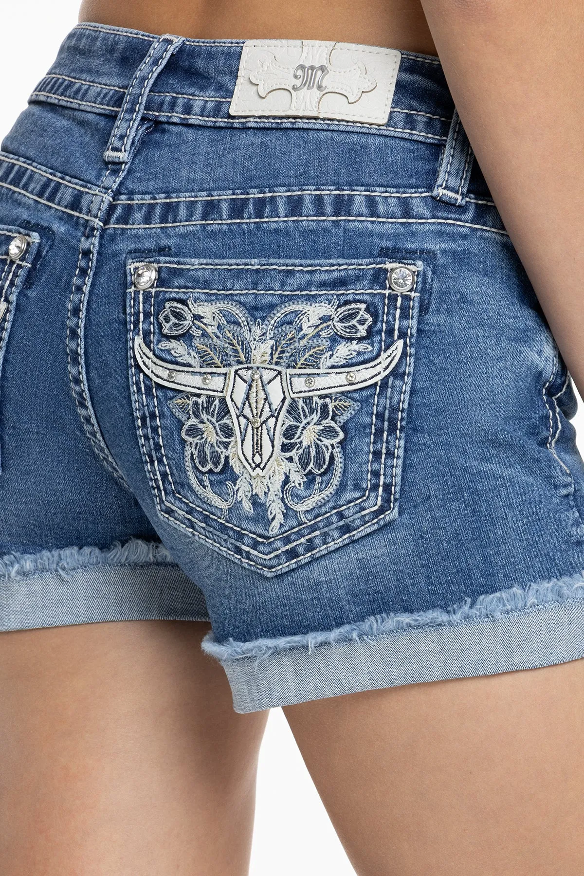 Daisy Longhorn Shorts sold by Miss Me product image thumbnail 2
