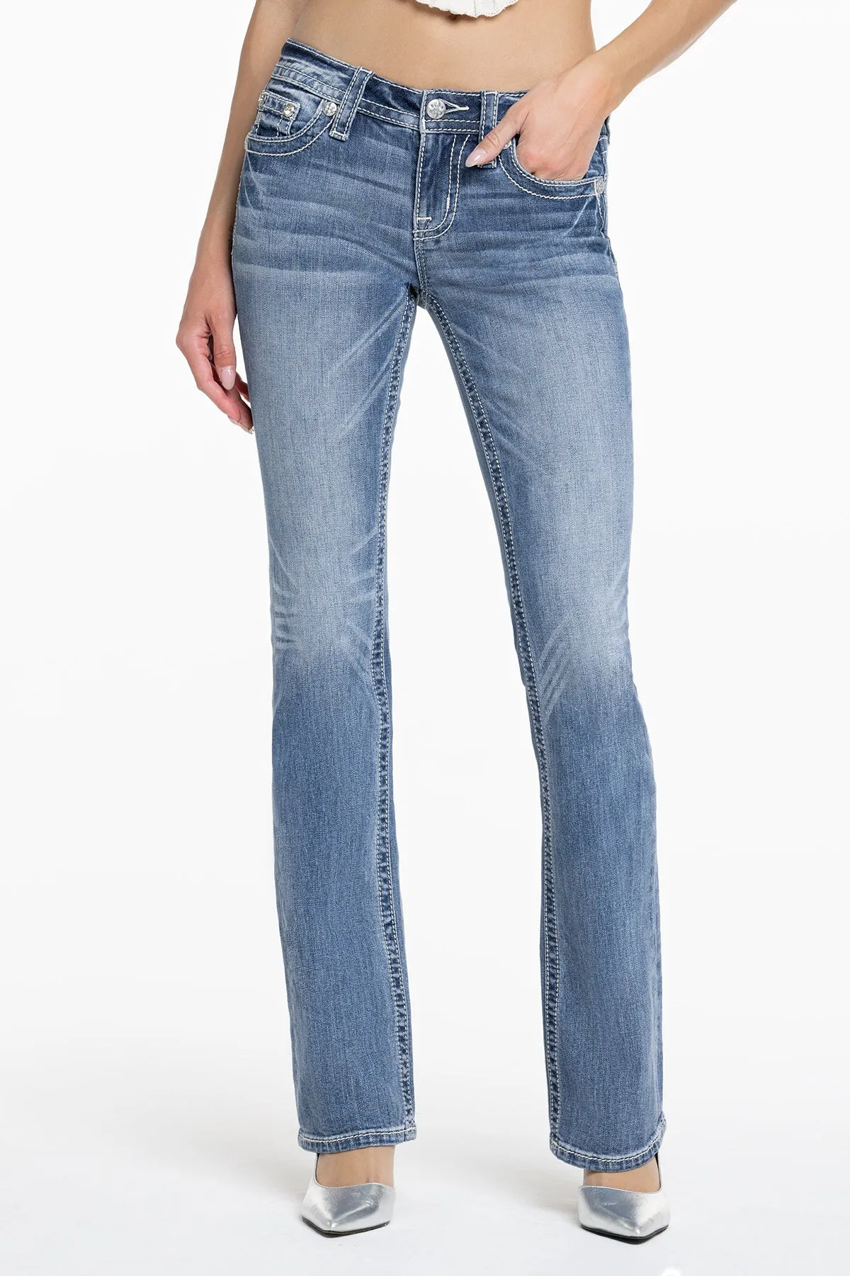 Elora Cross Bootcut Jeans sold by Miss Me product image thumbnail 2