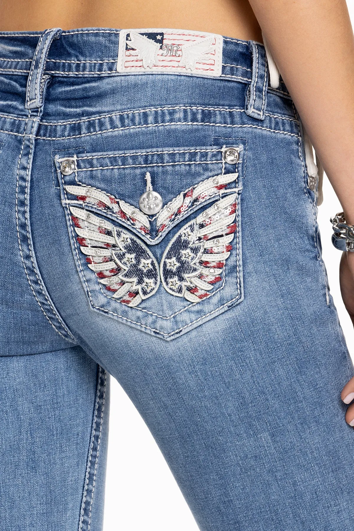 Erica Wing Bootcut Jeans sold by Miss Me