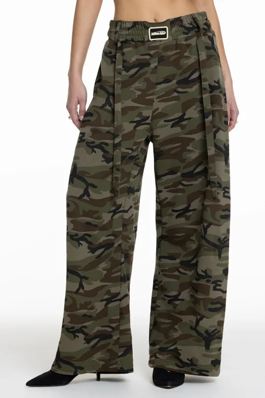 Lili Camo Sweatpants sold by Miss Me