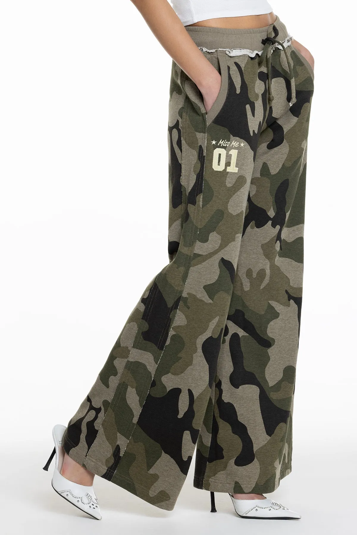 Sadie Camo Sweatpants sold by Miss Me product image thumbnail 3