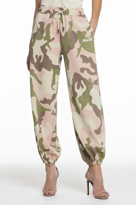 Kyra Camo Joggers sold by Miss Me