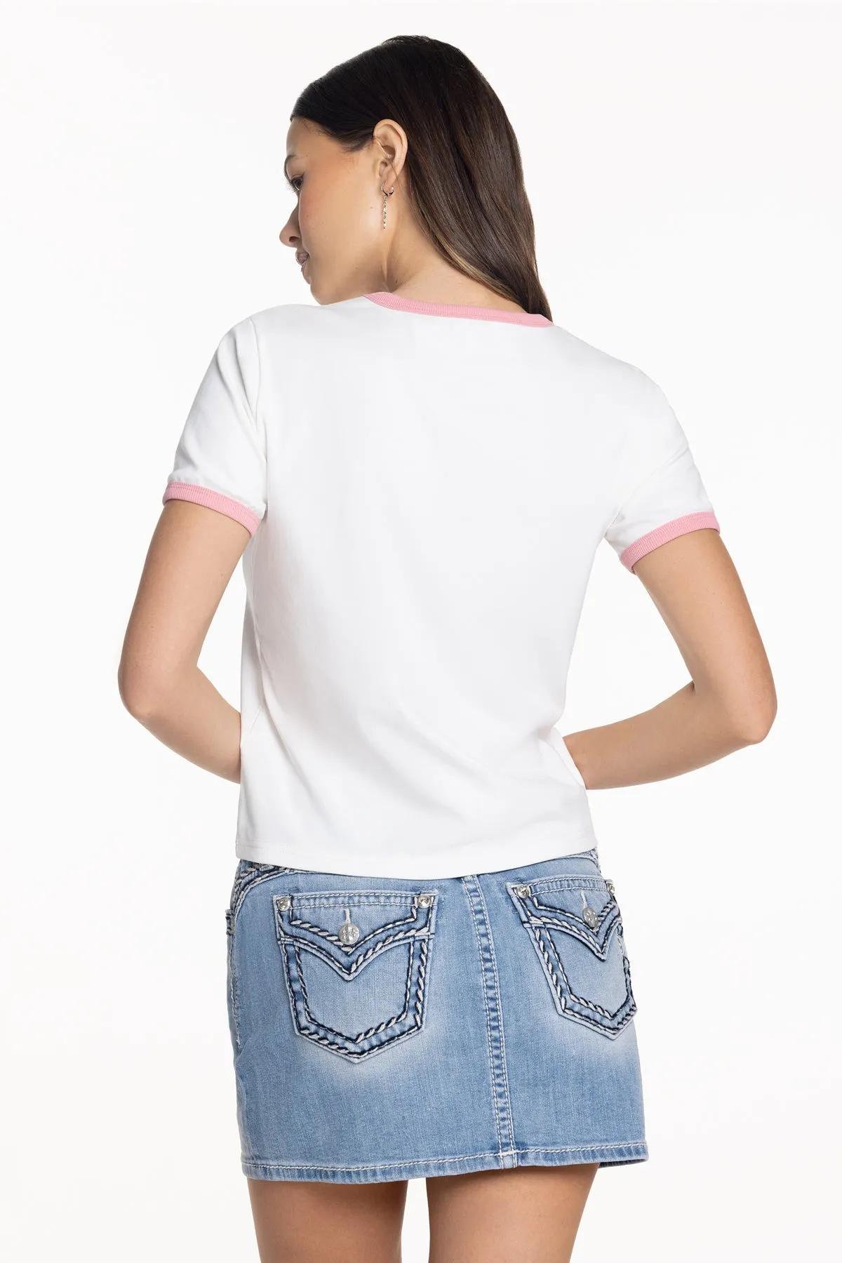 Love Crew Graphic Tee sold by Miss Me product image thumbnail 5