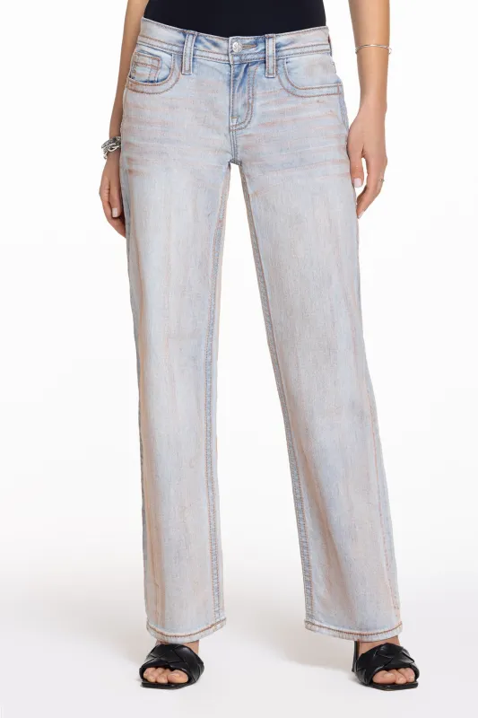 Scarlett Low Rise Slim Wide Jeans sold by Miss Me