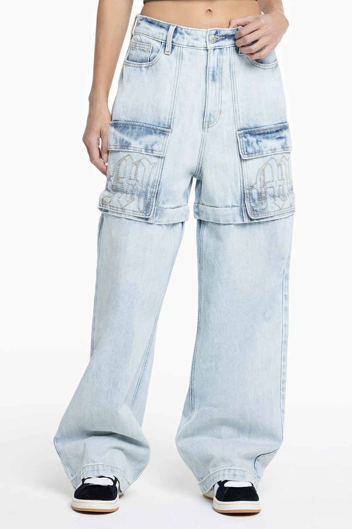 Zoe Zip-Off Cargo Jeans sold by Miss Me product image thumbnail 4