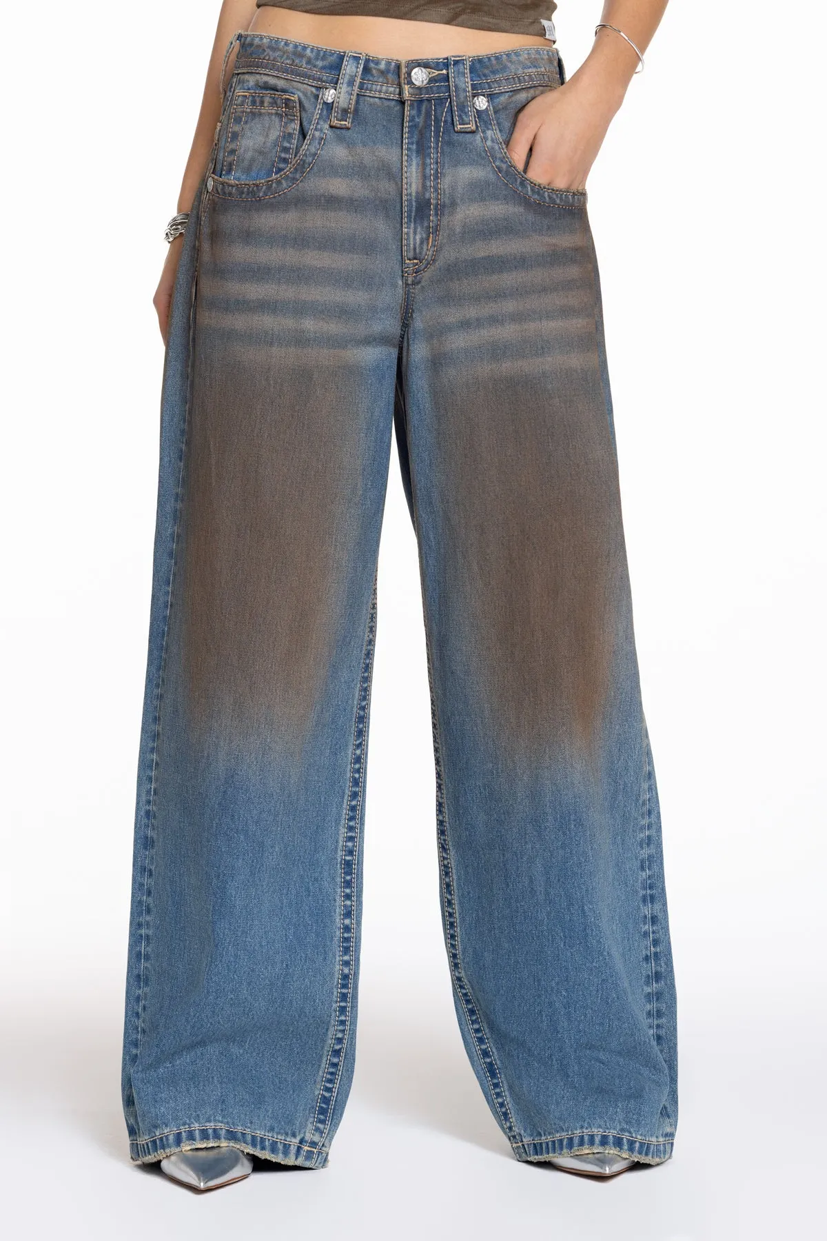 Brina Vintage Baggy Jeans sold by Miss Me product image thumbnail 3