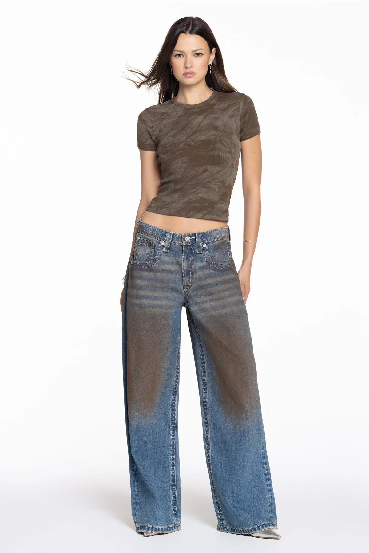 Brina Vintage Baggy Jeans sold by Miss Me