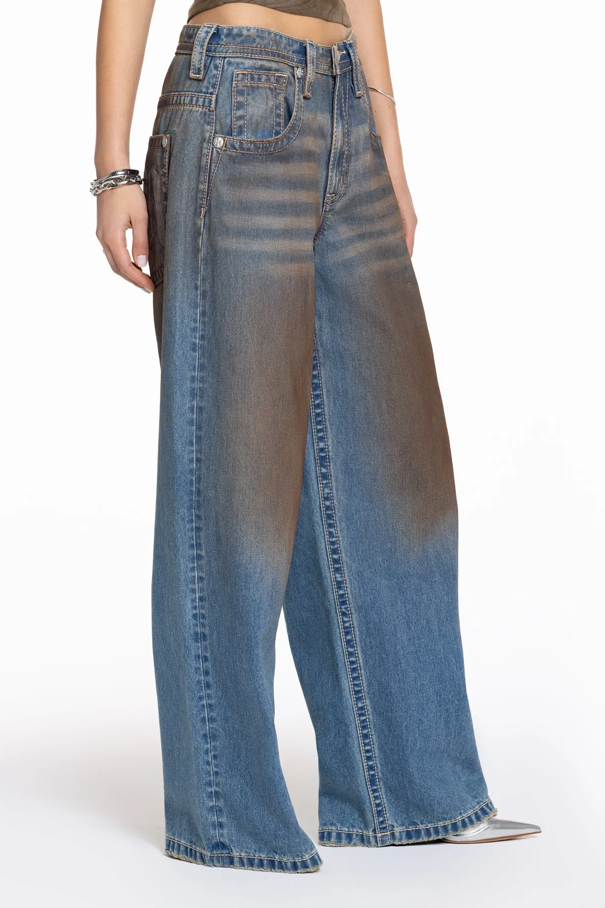 Brina Vintage Baggy Jeans sold by Miss Me product image thumbnail 4