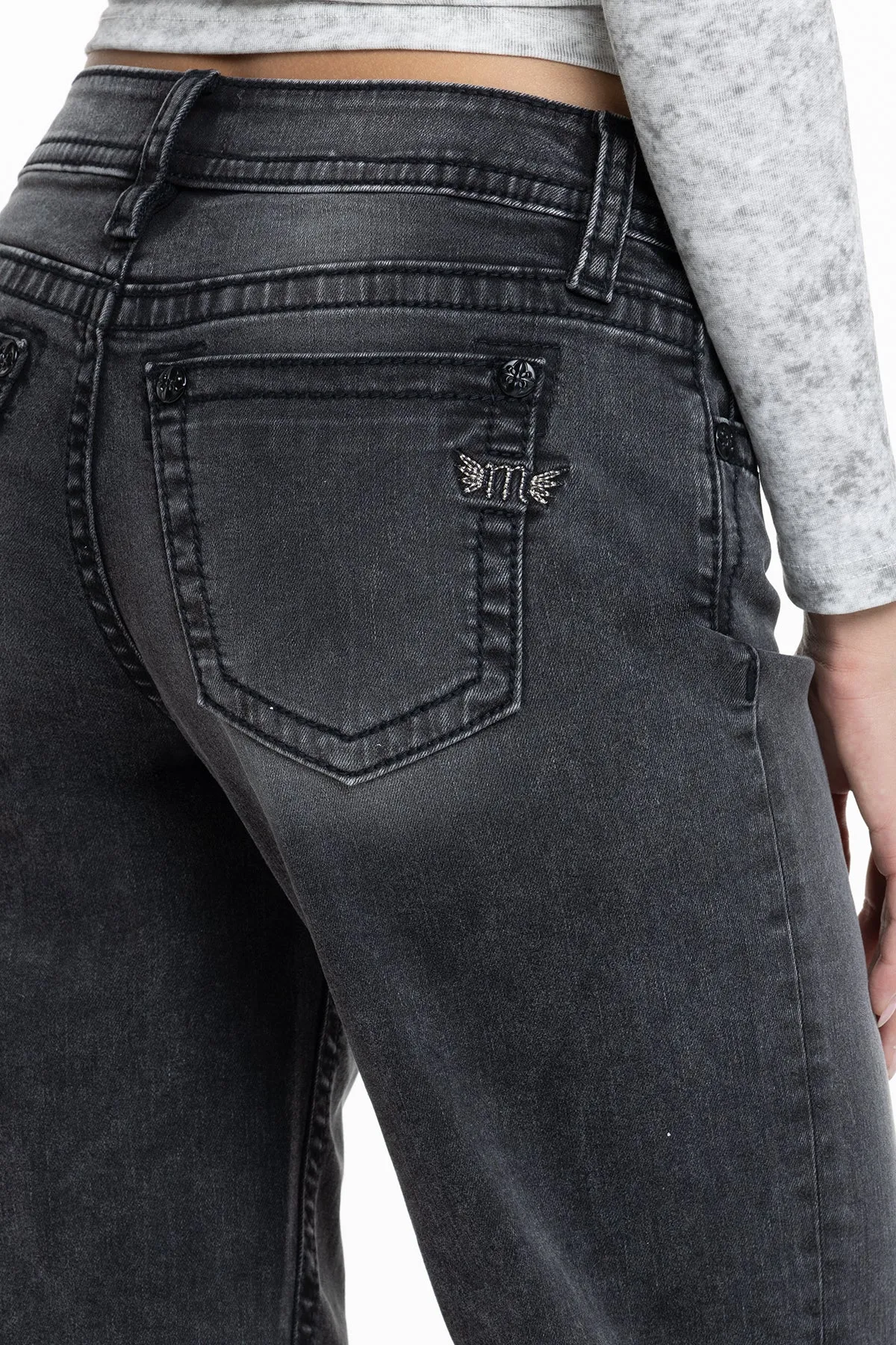 Whitney Low Rise Wide Leg Jeans sold by Miss Me product image thumbnail 2