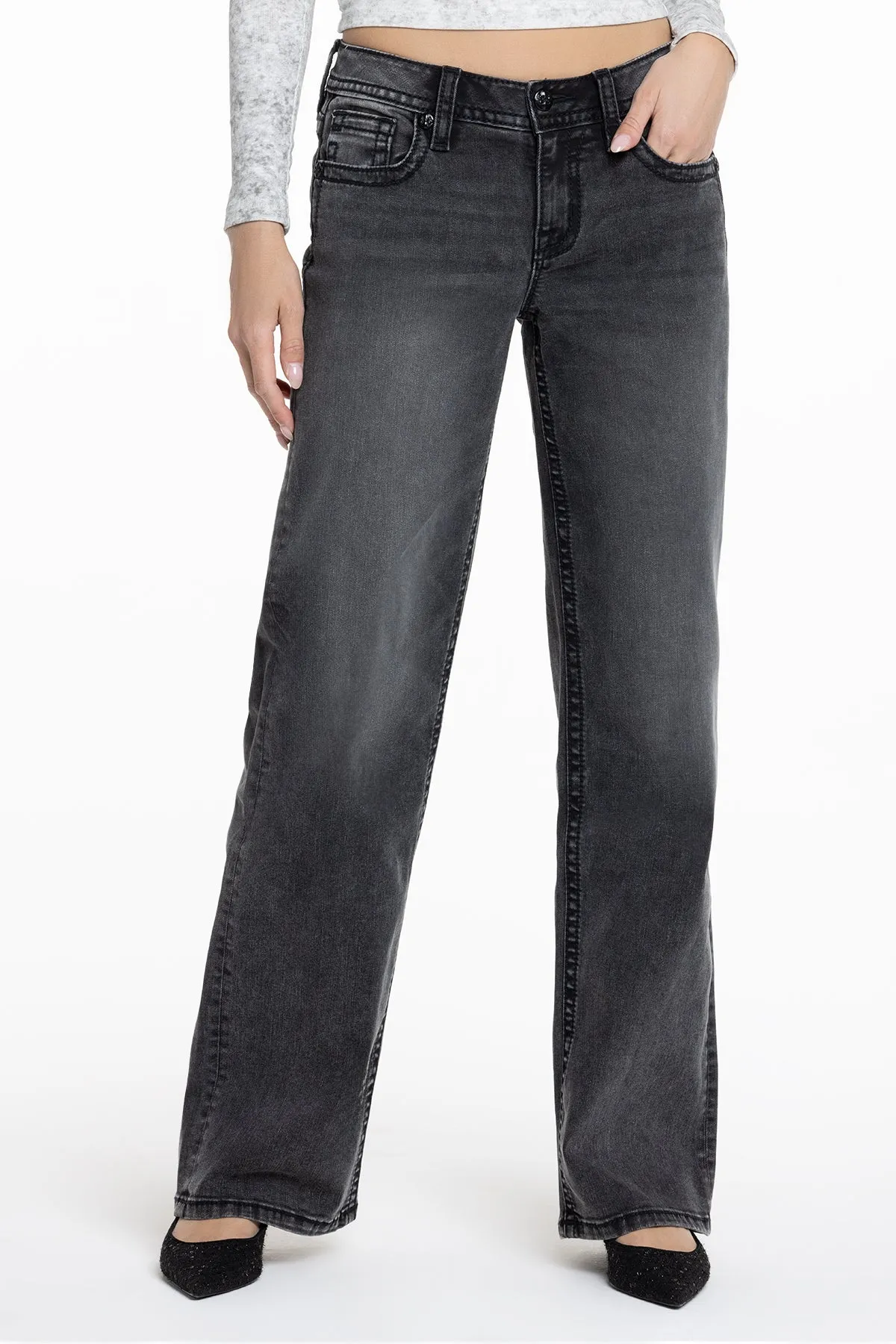 Whitney Low Rise Wide Leg Jeans sold by Miss Me product image thumbnail 3