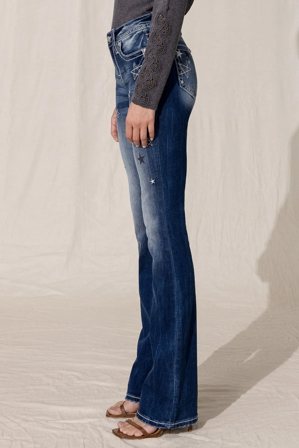 Galaxy Bootcut Jeans sold by Miss Me product image thumbnail 3
