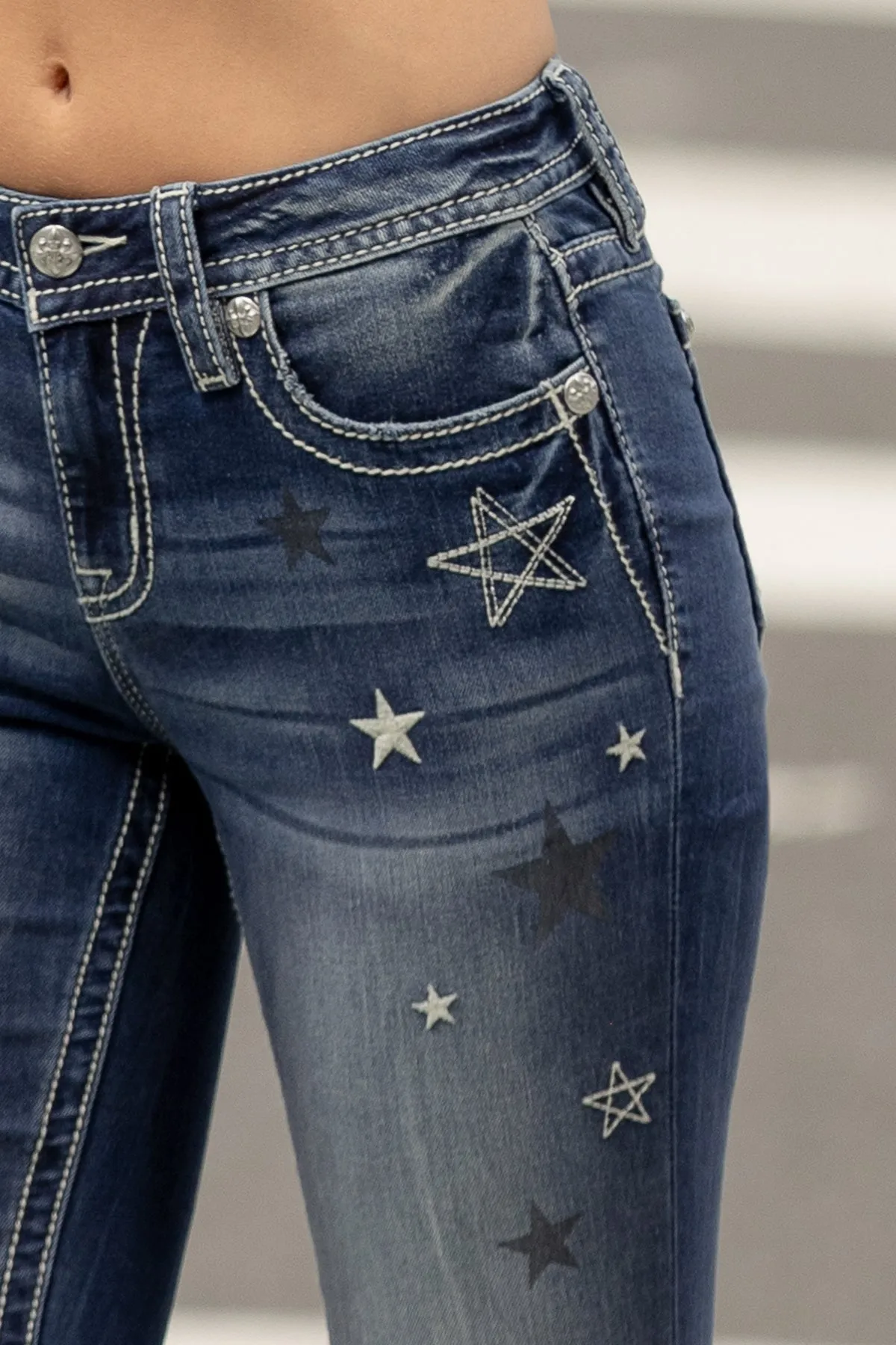 Galaxy Bootcut Jeans sold by Miss Me product image thumbnail 4