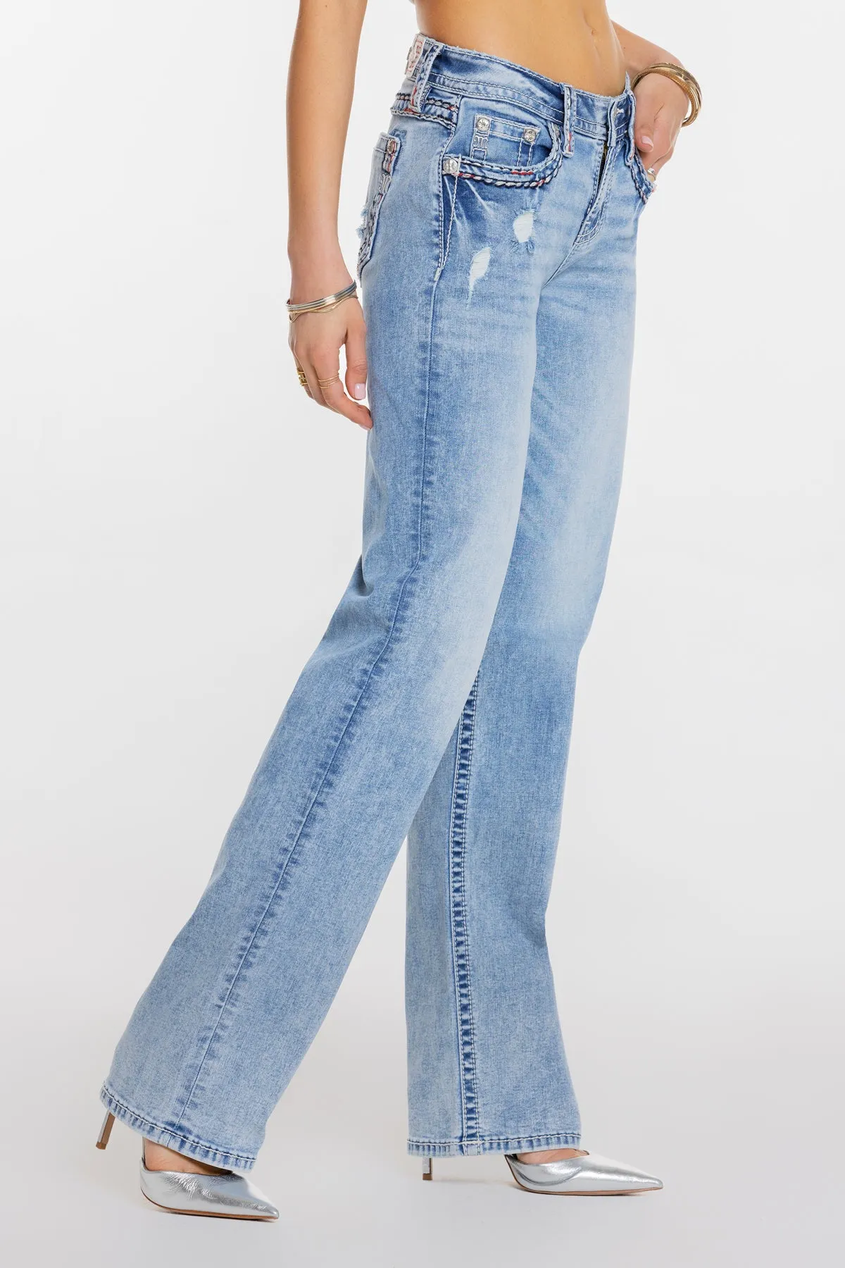 Monroe Stitched Slim Wide sold by Miss Me product image thumbnail 3