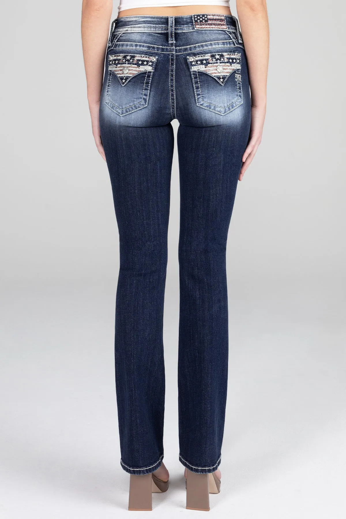 Americana Flag Bootcut Jeans sold by Miss Me product image thumbnail 2