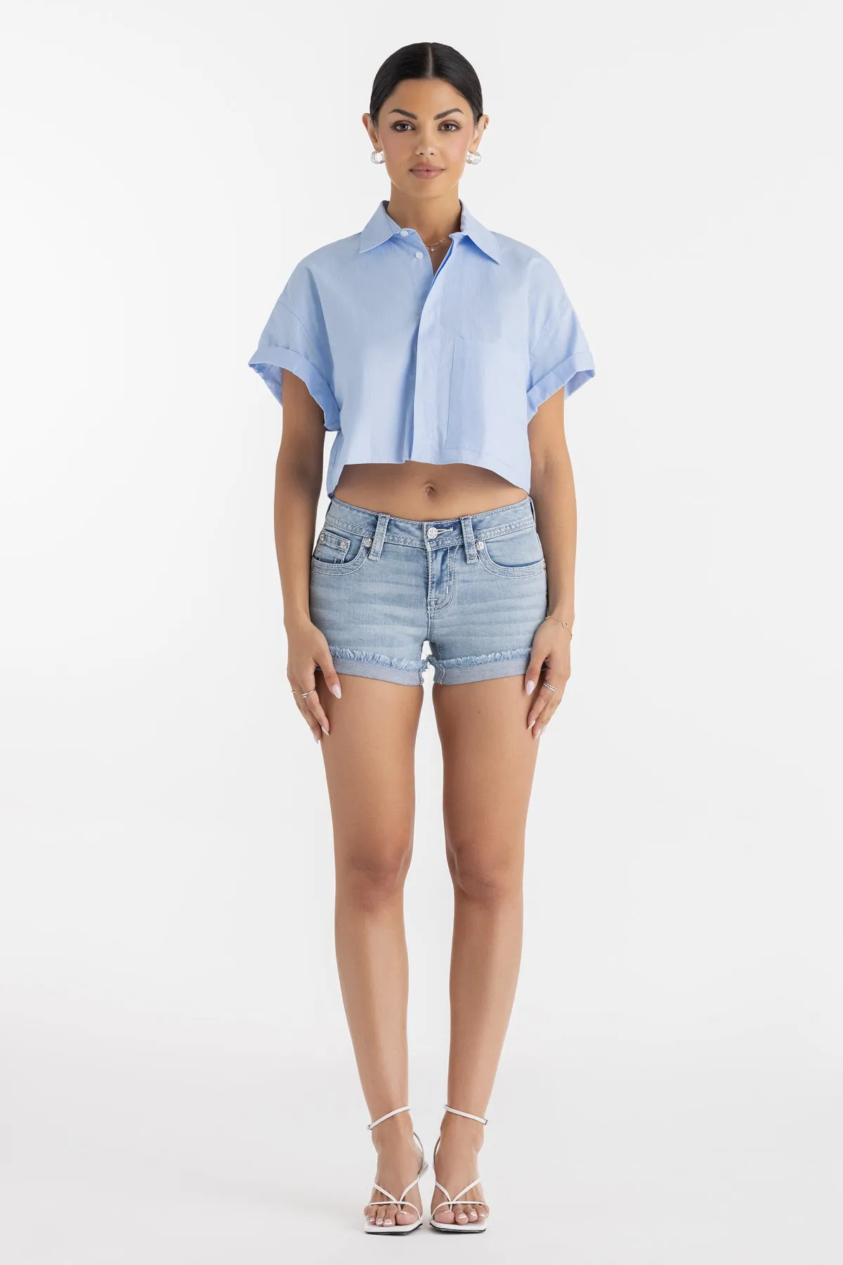 Calia Cross Shorts sold by Miss Me product image thumbnail 3