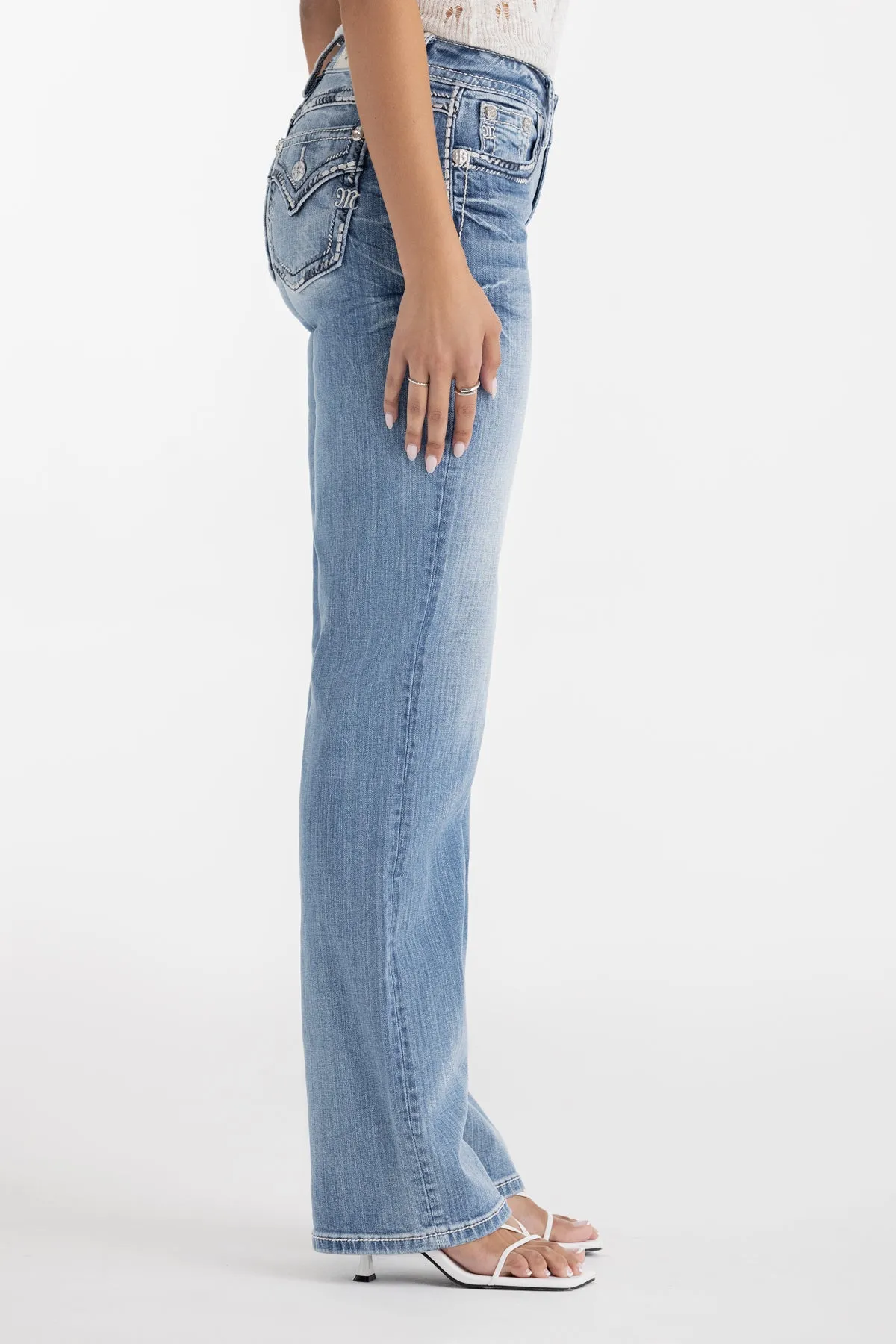 Rain Stitched Slim Wide sold by Miss Me product image thumbnail 5