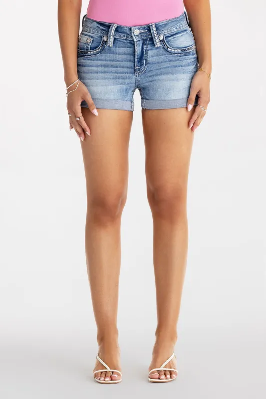 Rain Stitched Shorts sold by Miss Me