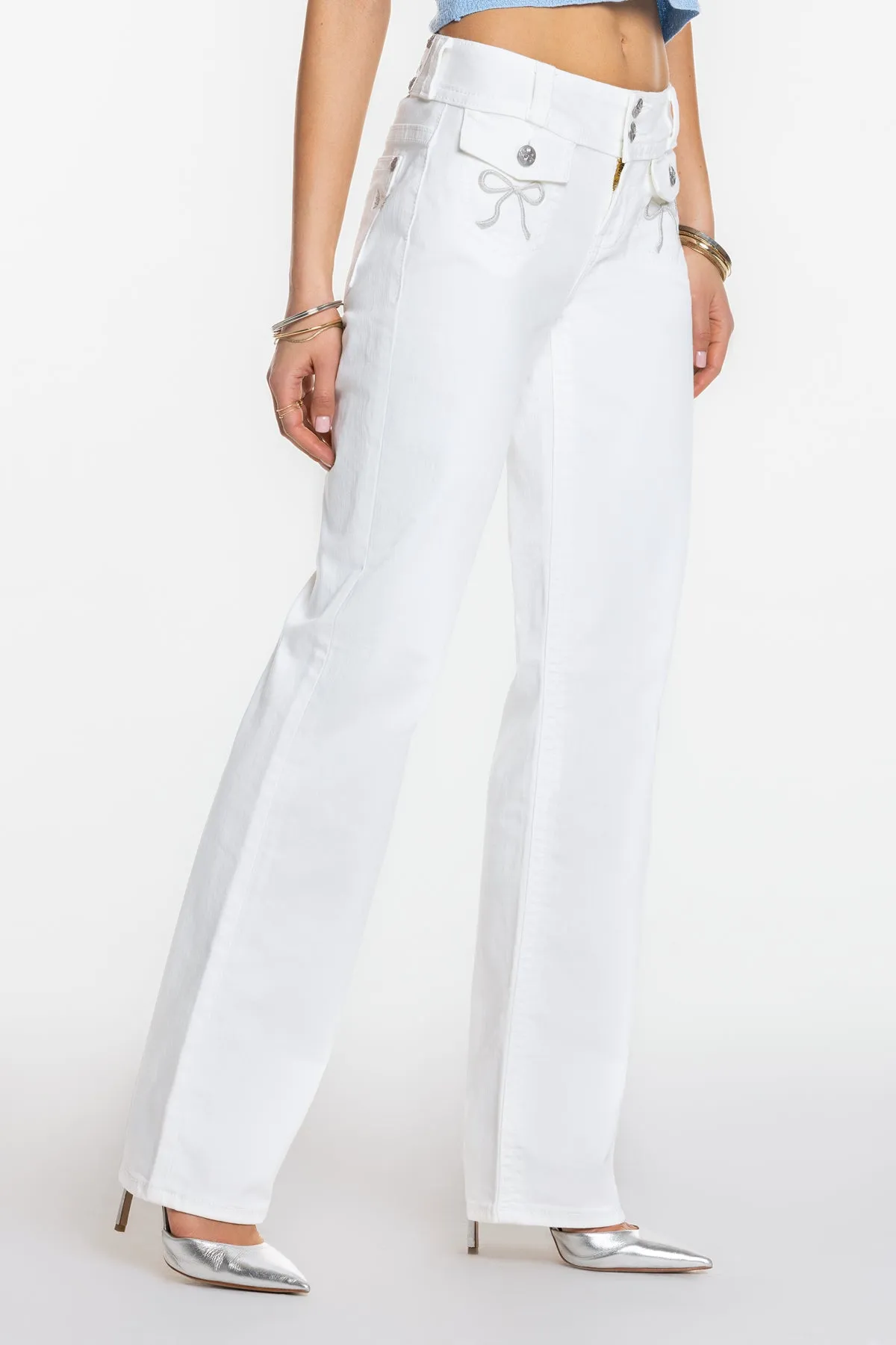 Heavenly Roselle Slim Wide sold by Miss Me product image thumbnail 5