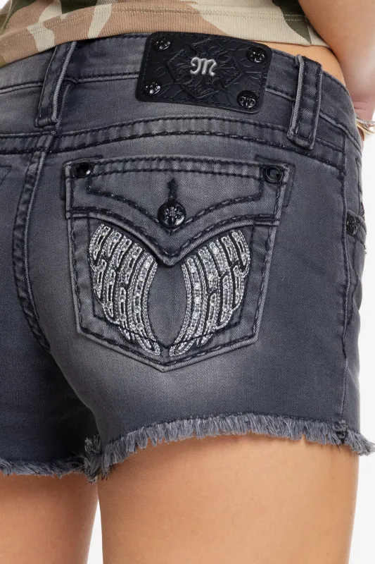 Shadow Wing Shorts sold by Miss Me