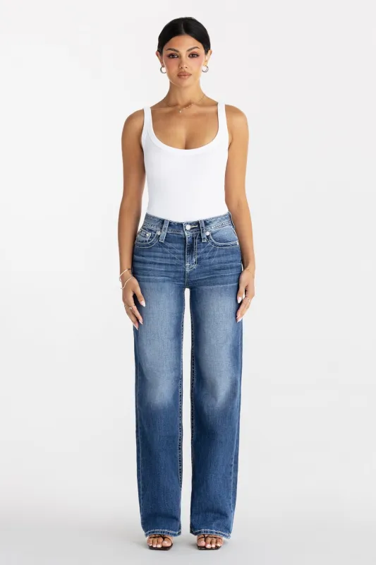 Gone Rogue Wide Leg sold by Miss Me