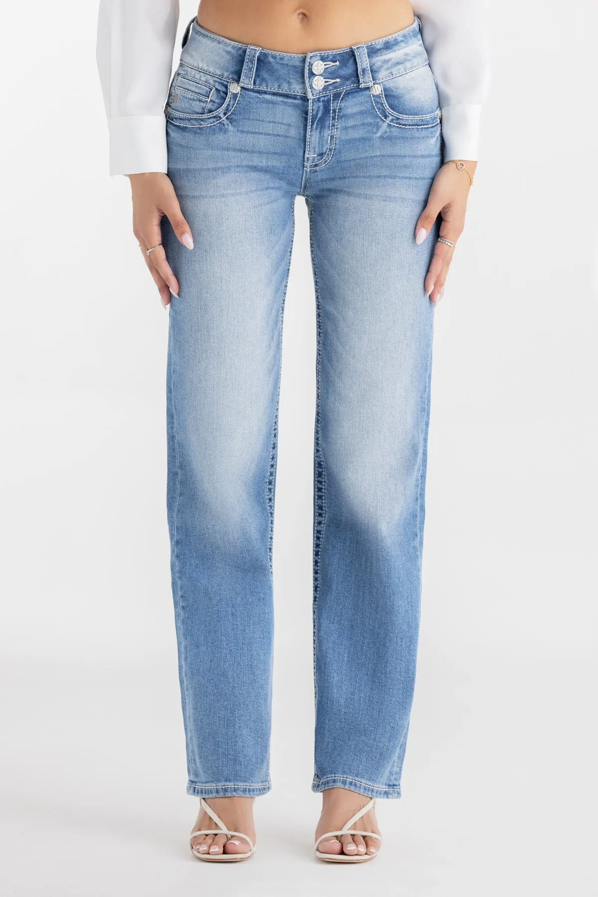 Nomi Butterfly Slim Wide sold by Miss Me product image thumbnail 2