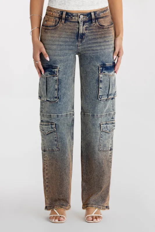 Alani Cargo Wide Leg sold by Miss Me