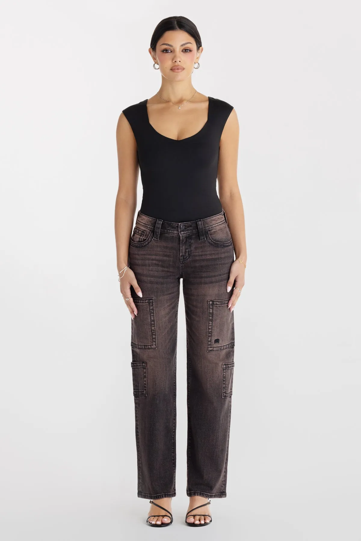 Mona Cargo Wide Leg sold by Miss Me product image thumbnail 5