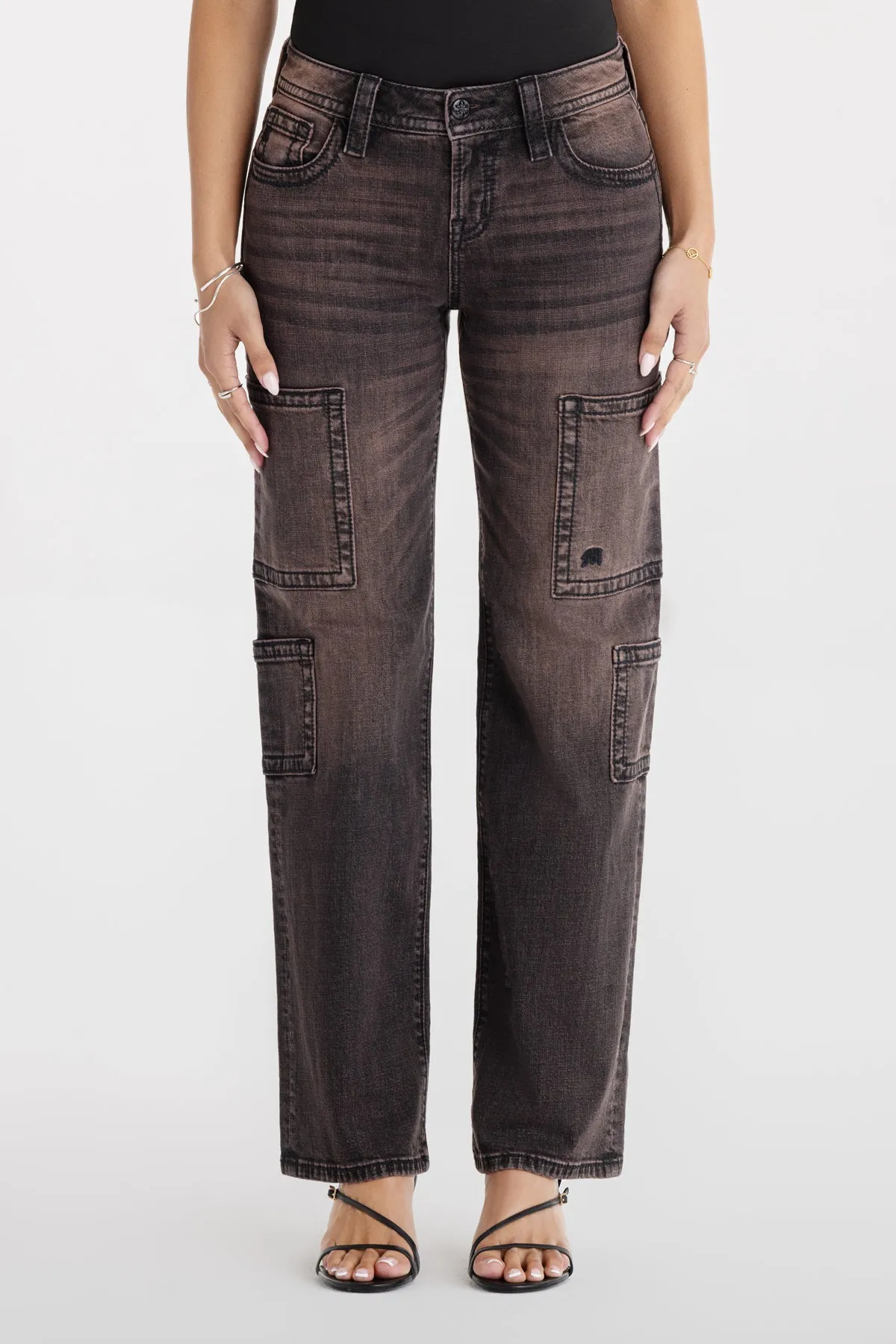 Mona Cargo Wide Leg sold by Miss Me