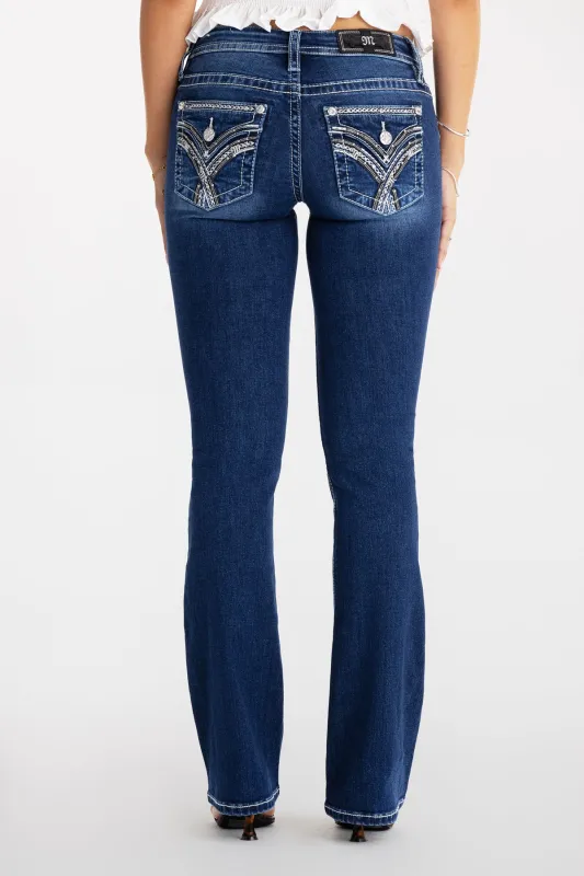 Cohen Stitched Bootcut Jeans sold by Miss Me