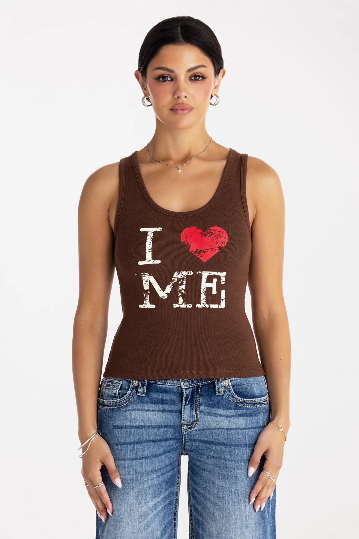 I Love Me Tank sold by Miss Me product image thumbnail 3