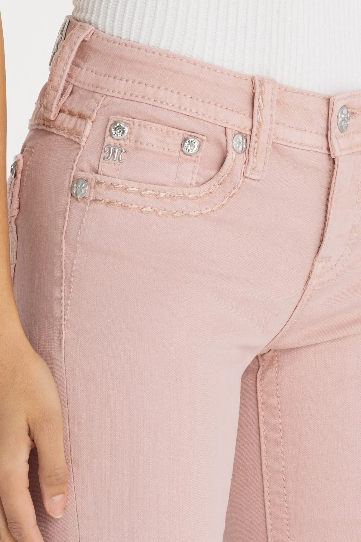 Bella Vie Stitched Bootcut Jeans sold by Miss Me product image thumbnail 4