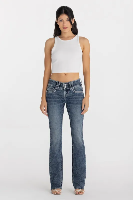 Sabrina Stitched Bootcut Jeans sold by Miss Me