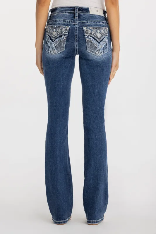 Einsley Stitched Bootcut Jeans sold by Miss Me