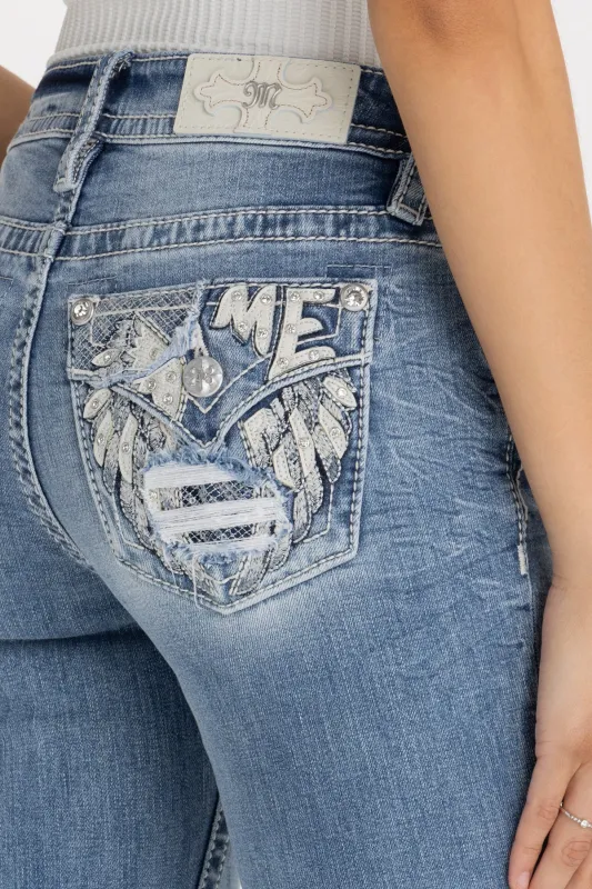 Aletta Wing Bootcut Jeans sold by Miss Me