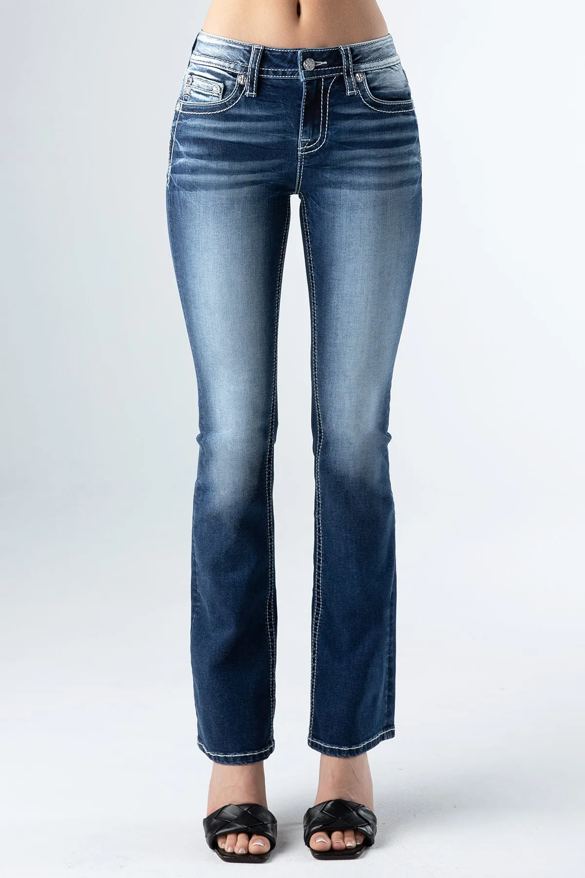 Horseshoe Feather Denim sold by Miss Me product image thumbnail 2