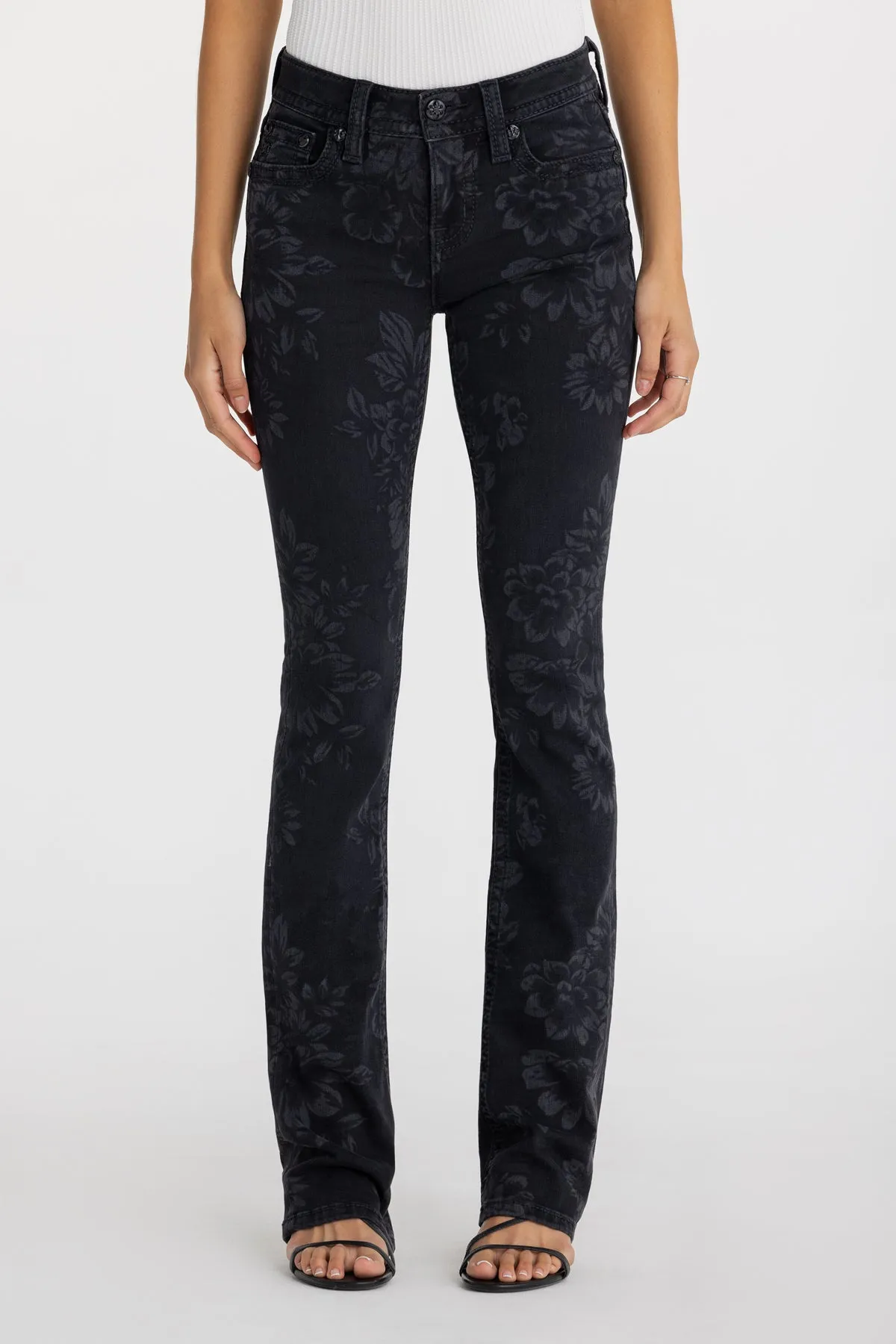 After Dark Slim Bootcut Jeans sold by Miss Me