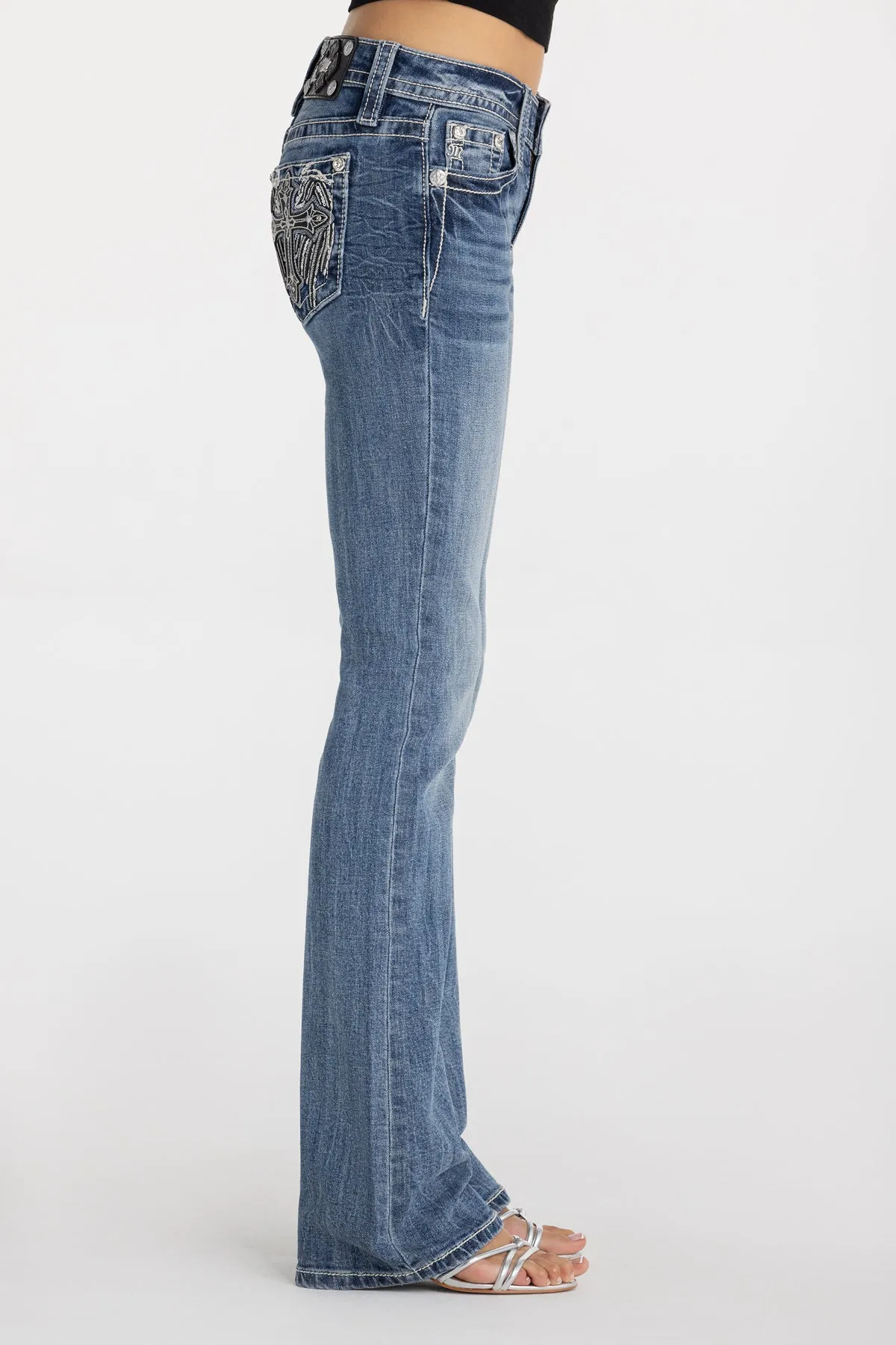 Heavens Edge Bootcut Jeans sold by Miss Me product image thumbnail 5