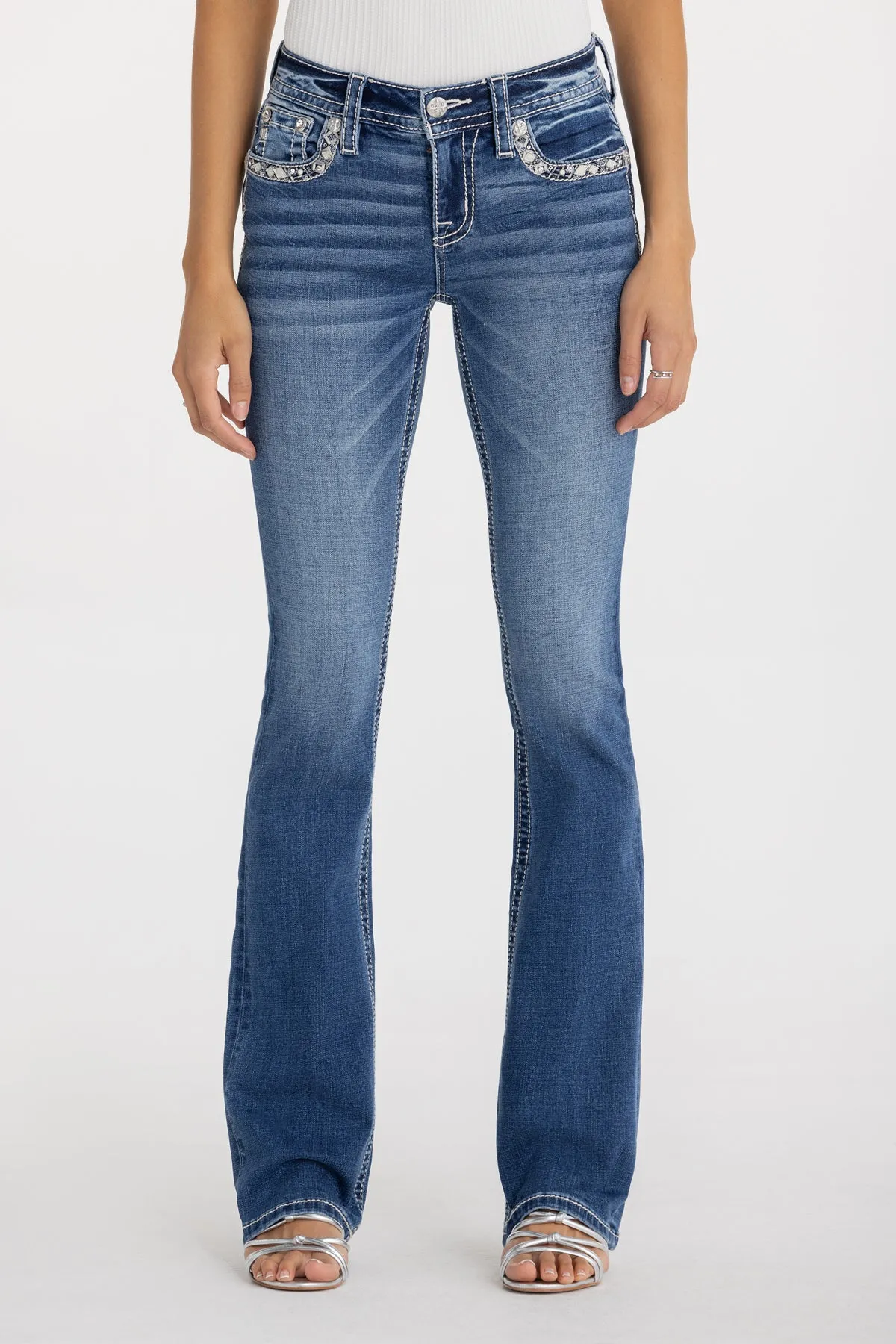 Brione Border Bootcut Jeans sold by Miss Me
