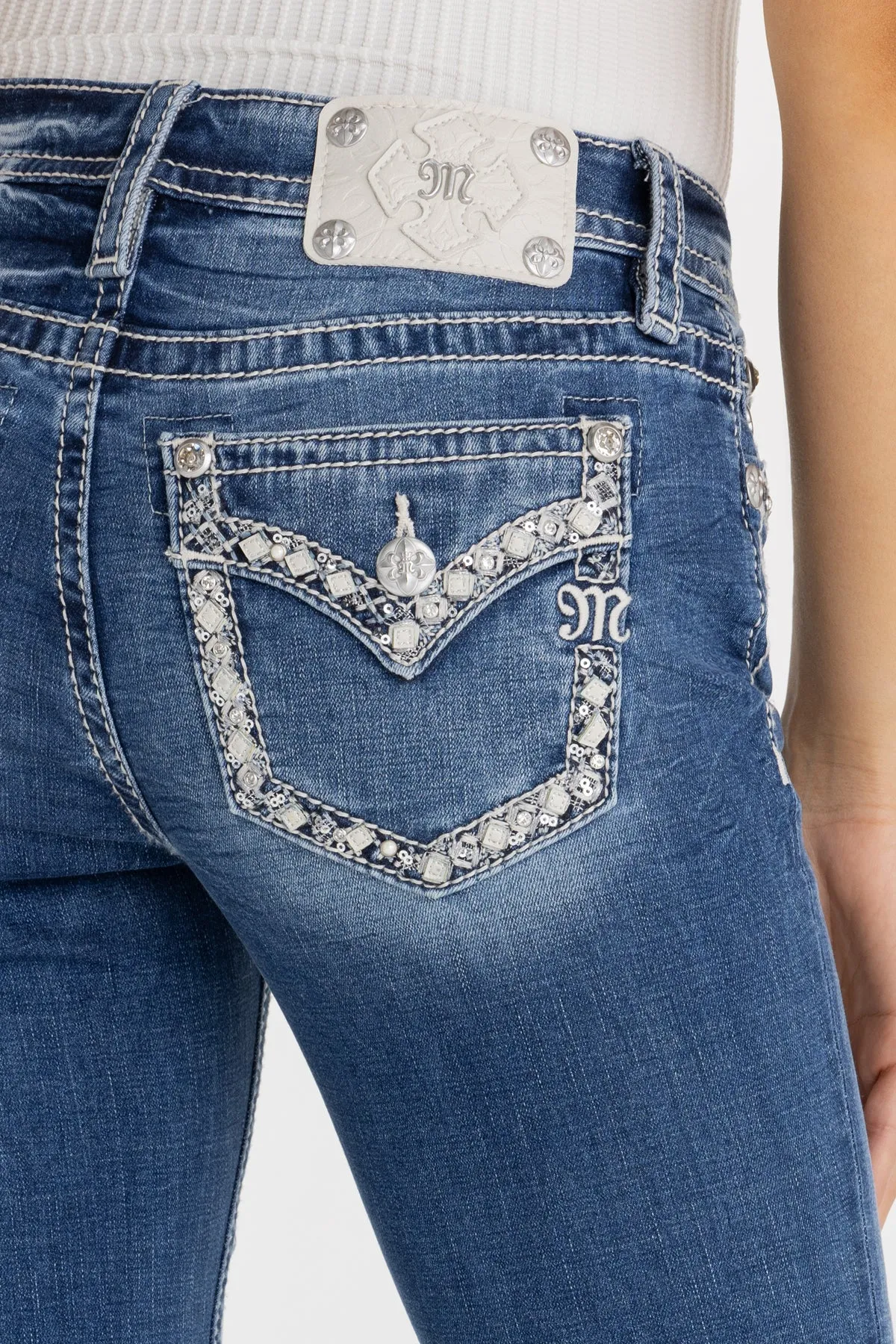 Brione Border Bootcut Jeans sold by Miss Me product image thumbnail 2