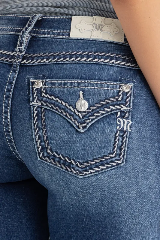 Caroline Stitched Bootcut Jeans sold by Miss Me