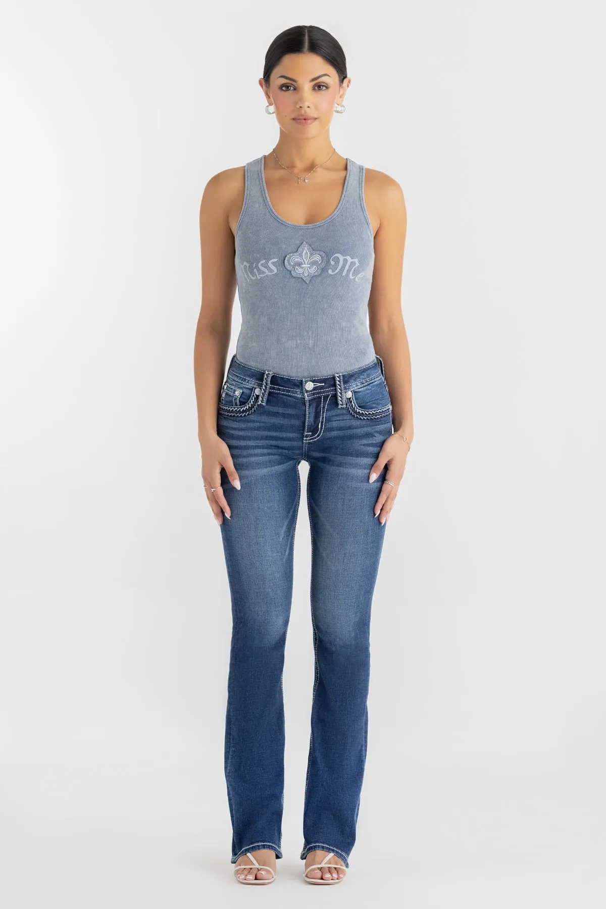 Caroline Stitched Bootcut Jeans sold by Miss Me product image thumbnail 5