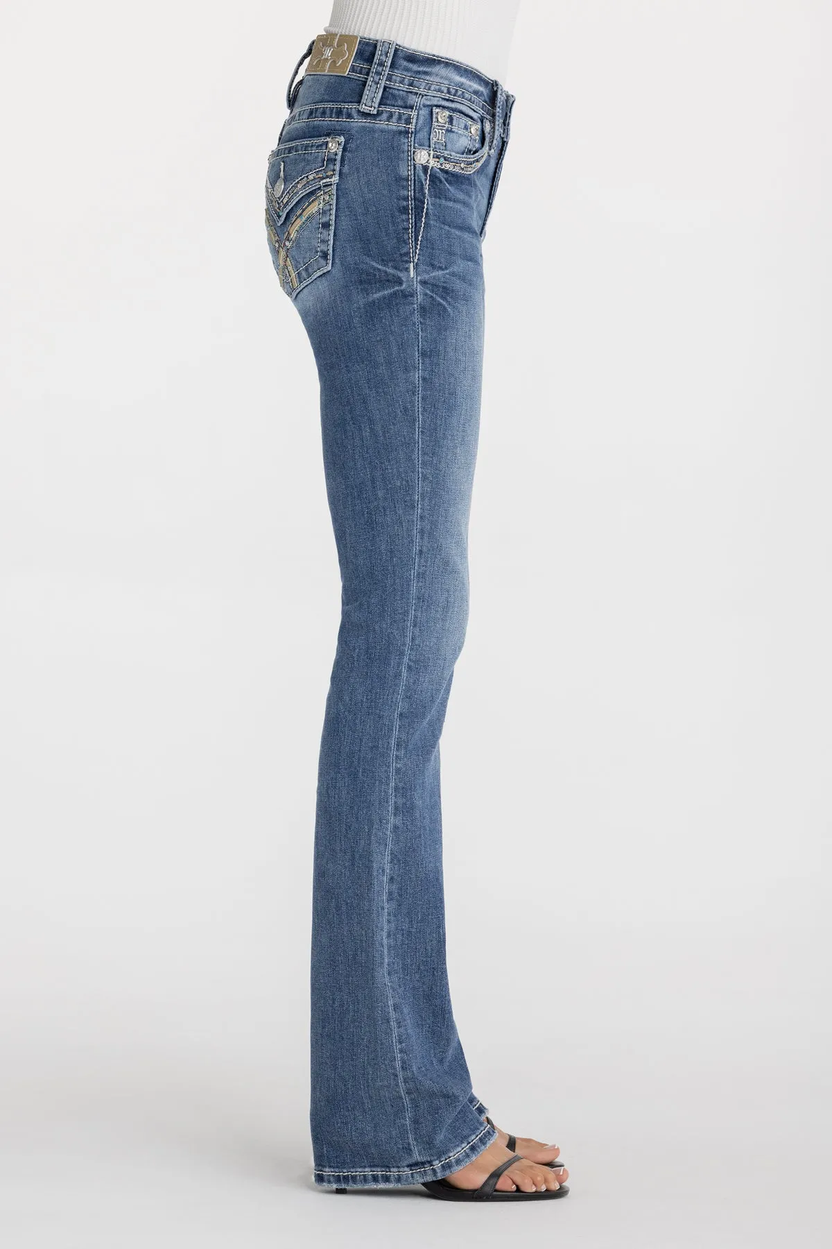 Avery Cross Stitch Bootcut Jeans sold by Miss Me product image thumbnail 5