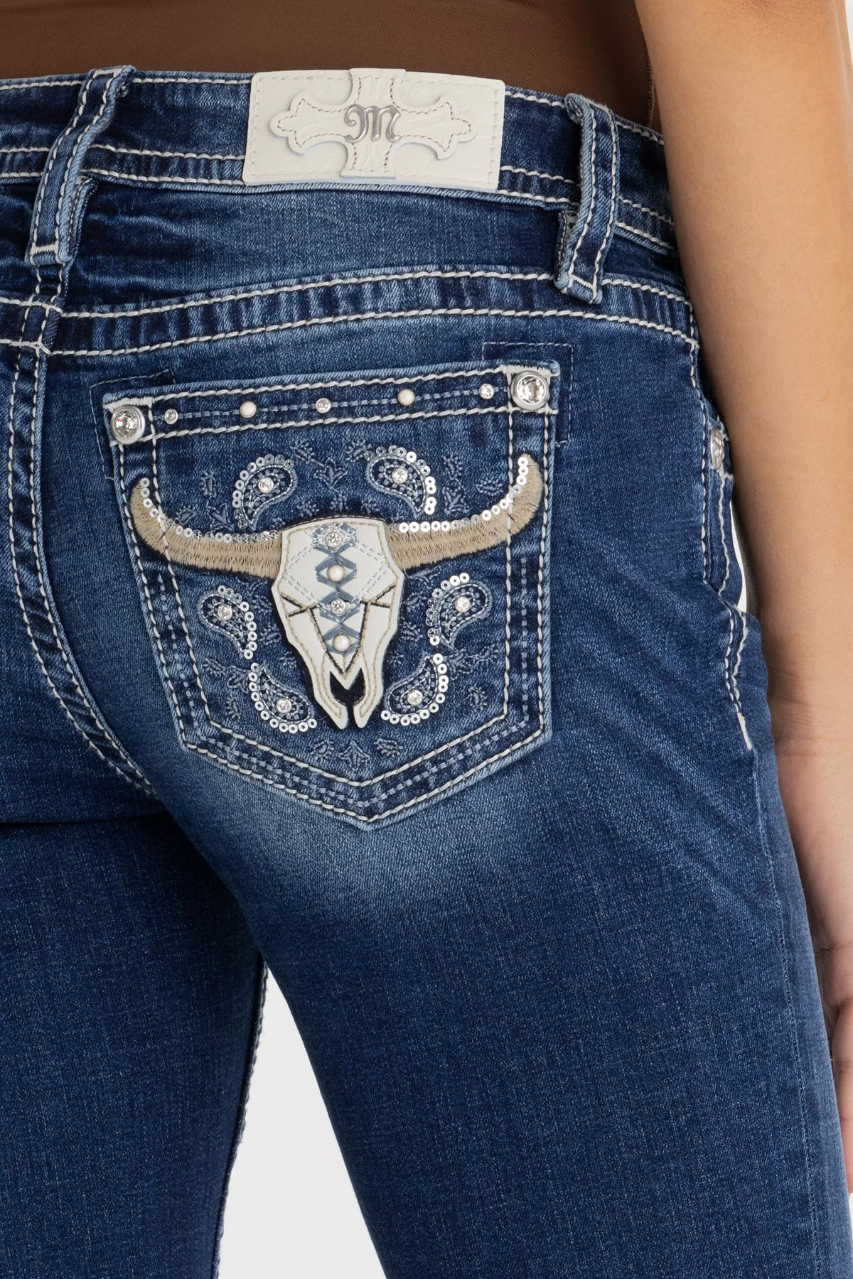 Calista Longhorn Bootcut Jeans sold by Miss Me