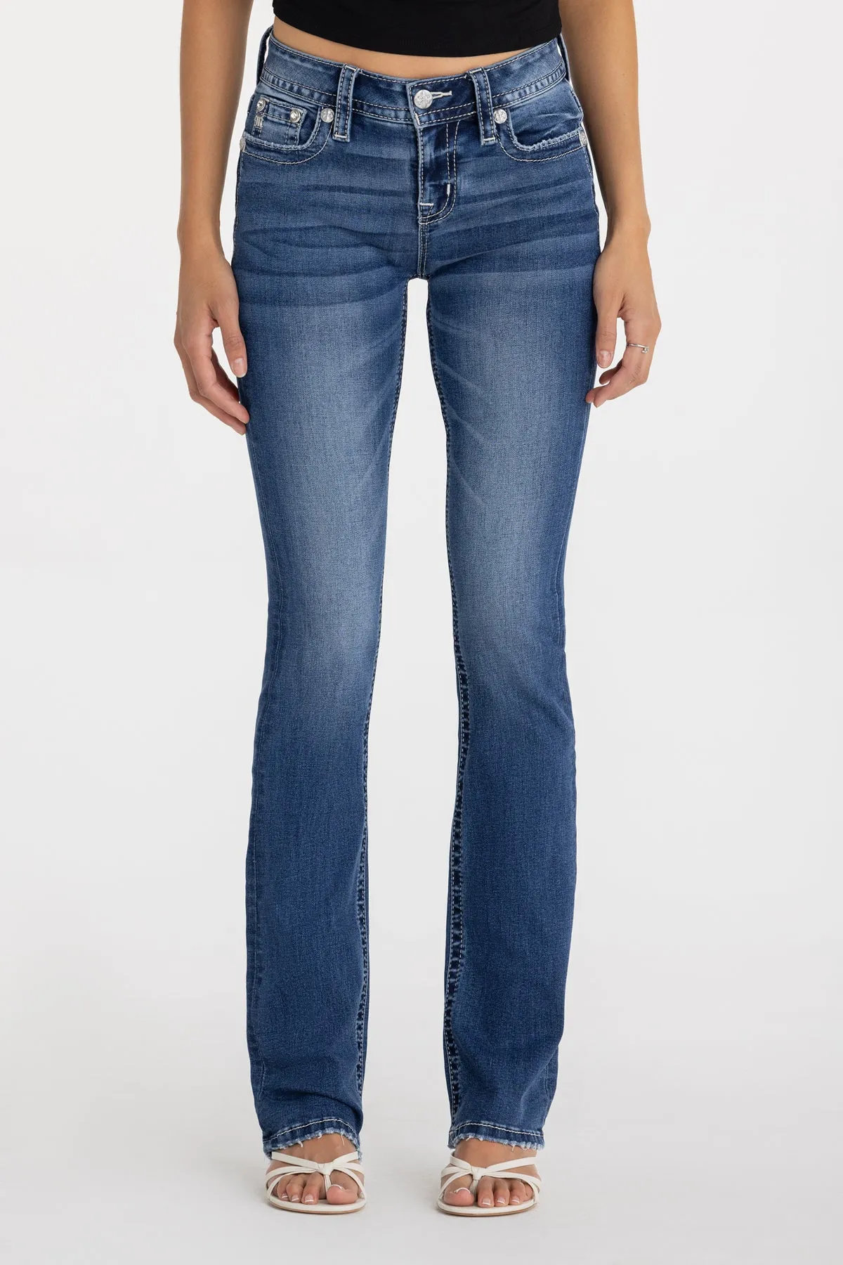 Shadowcatcher Slim Bootcut Jeans sold by Miss Me product image thumbnail 3