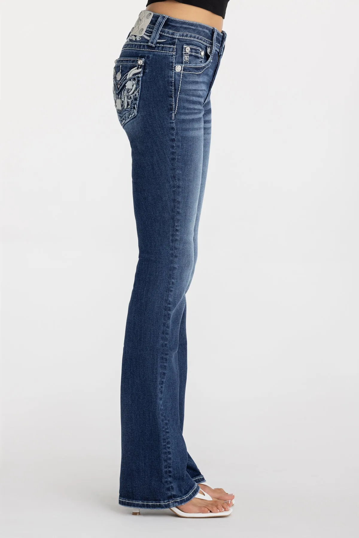 Glacé Bleu Bootcut Jeans sold by Miss Me product image thumbnail 3