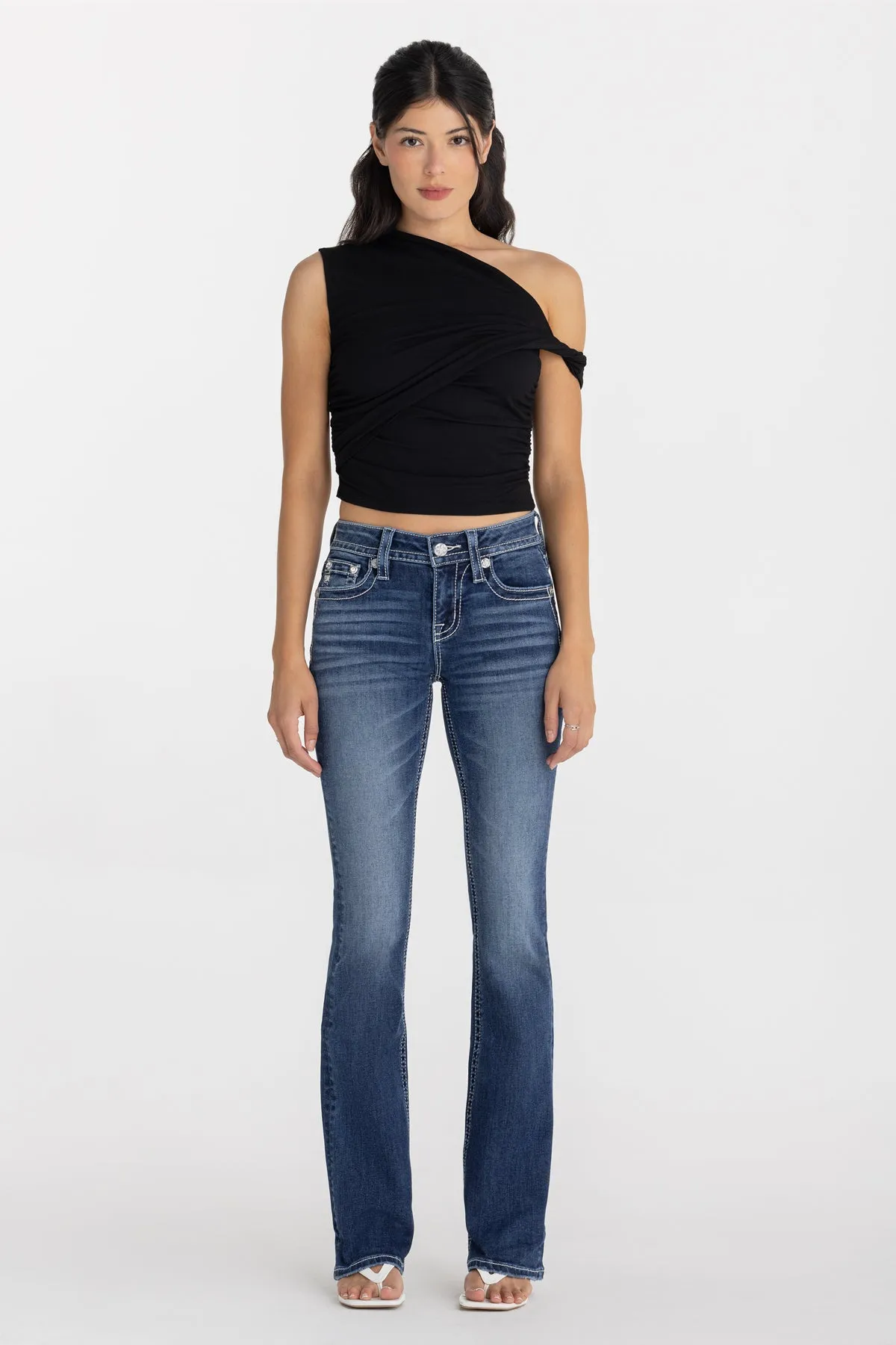 Glacé Bleu Bootcut Jeans sold by Miss Me product image thumbnail 5