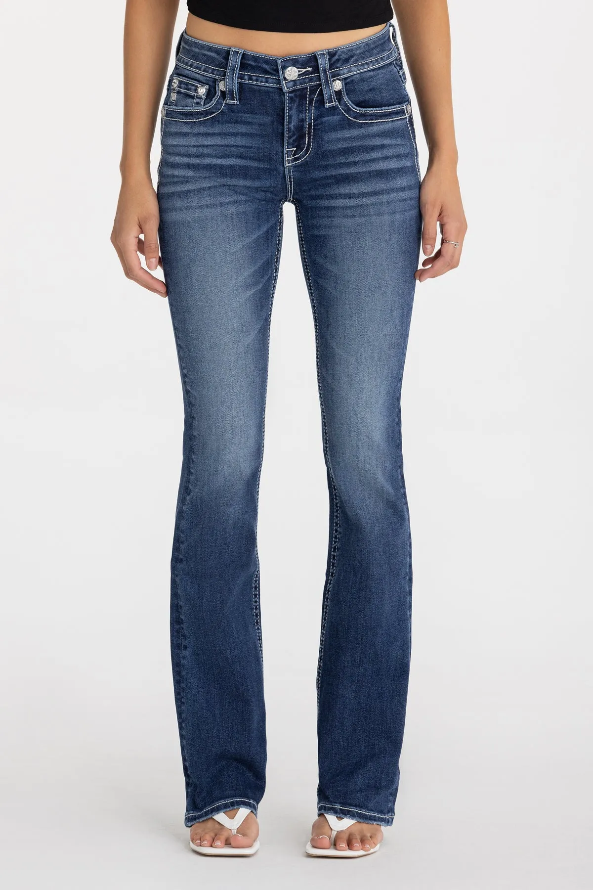 Glacé Bleu Bootcut Jeans sold by Miss Me product image thumbnail 2