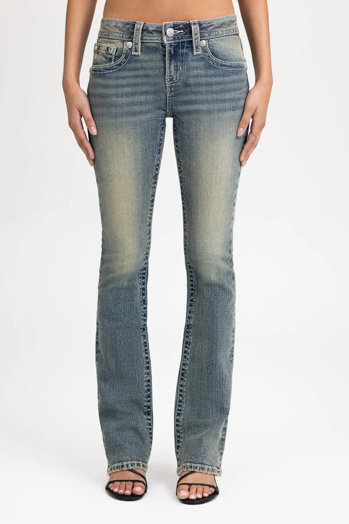 Lumina Cross Bootcut Jeans sold by Miss Me product image thumbnail 2