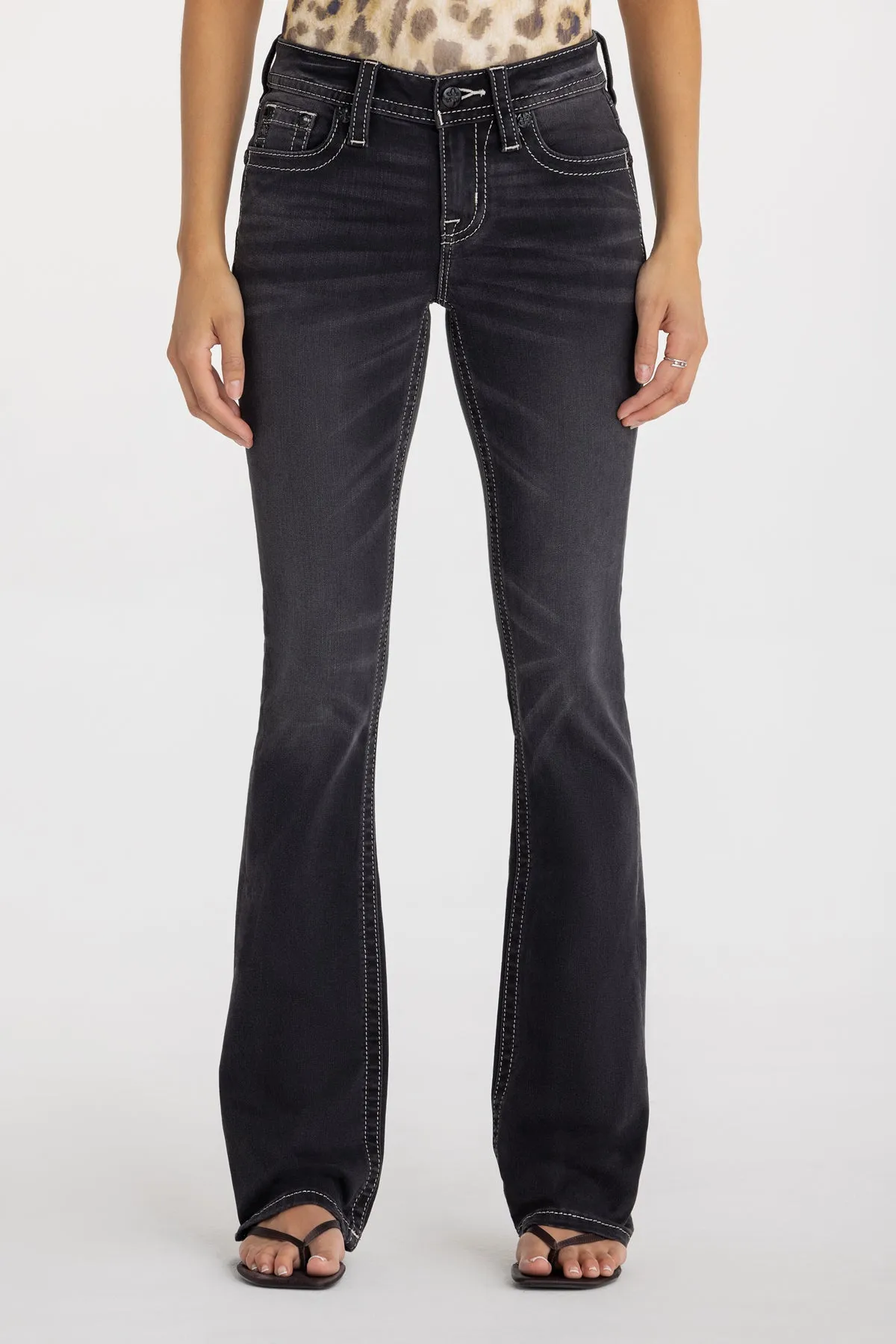 Ziven Wing Stitched Bootcut Jeans sold by Miss Me product image thumbnail 4